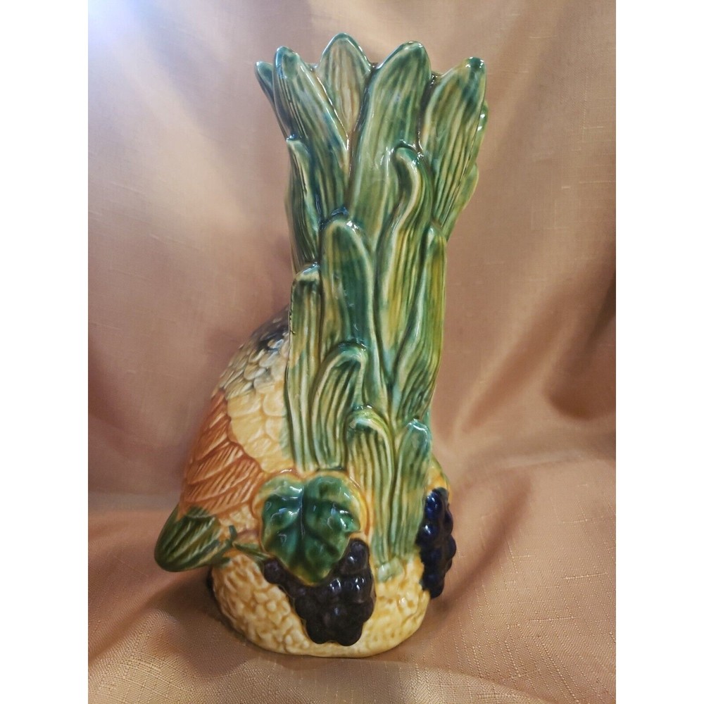 Vtg Formalities Majolica Duck Candle Holder - Picture 3 of 6